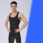 Mens Tummy Flattening Tank Top Black